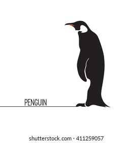 Stylized penguin icon
