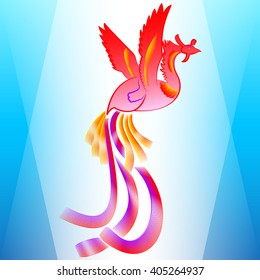 Stylized Phoenix Background