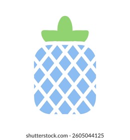 Stylized Pineapple Graphic Design for Tropical Vibes - Powered by Shutterstock - Get 15% off with code: PIKWIZARD15