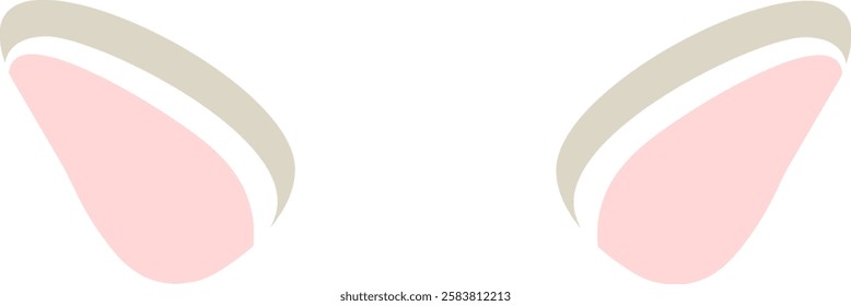 Stylized pink and gray ears representing the significance of listening, hearing, and effective communication across diverse contexts, highlighting connection and understanding