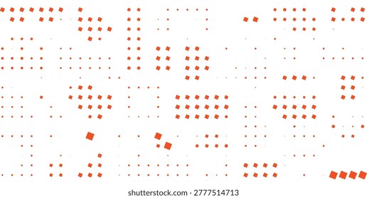 A stylized pixel art representation of the words 'the best' in vibrant orange hue, composed of small dots, isolated on white background - Powered by Shutterstock - Get 15% off with code: PIKWIZARD15