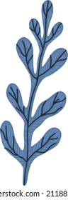 stylized plant on a transparent background