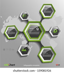 Stylized presentation,option template for business documentation