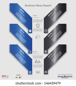 	Stylized presentation,option template with embellishment elements