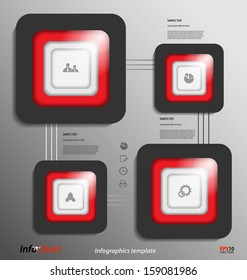 	Stylized presentation,option template for info graphic data communication