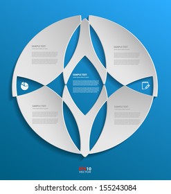 Stylized presentation,option template for multipurpose use in design