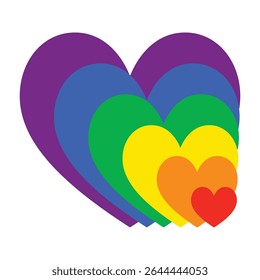 Stylized Pride artwork with a creative blend of stripes and symbolism. Designed to express inclusion and solidarity.