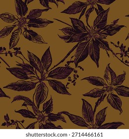  floral púrpura estilizado