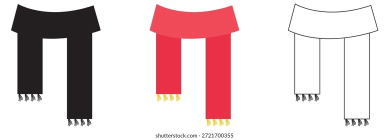 Stilisiertes Fragezeichensymbol . Minimale Vektorgrafik stilisierter Fragezeichensymbole in Schwarz und Rosa, die Fragezeichen, FAQ, Hilfe und Unsicherheitskonzepte darstellen.
