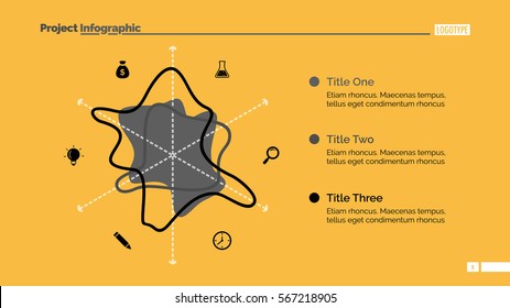 Stylized Radar Chart Slide Template