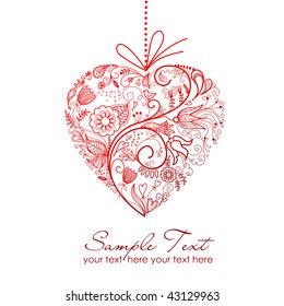 Stylized Red Heart
