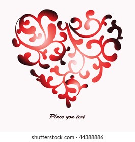 Stylized Red Heart