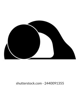 Representación estilizada del Santo Sepulcro. Ilustración vectorial. EPS 10.