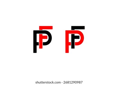 stylized representation of the letters "P" and "F"