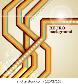 Fondo retro estilizado.