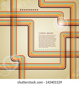 Fondo retro estilizado.