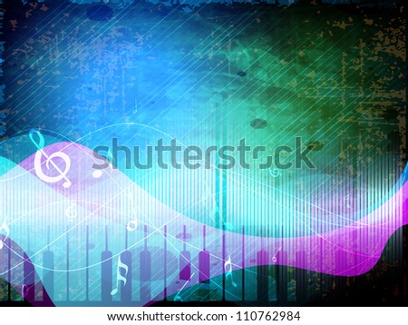 Stylized retro musical background.