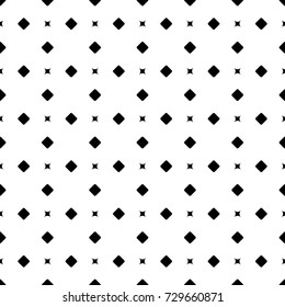 Stylized rhombuses and dots background. Seamless surface pattern design with diamonds shapes ornament. Checks wallpaper. Ethnic mosaic motif. Embroidery ornate. Digital paper, textile print. Vector.