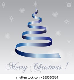 Stylized ribbon Christmas tree