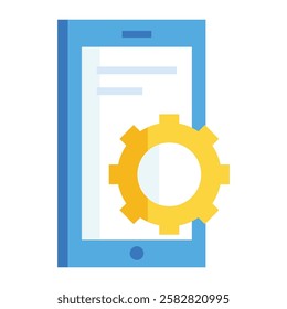 Stylized setting icon representing engineering configurations, system adjustments, and mechanical calibration.