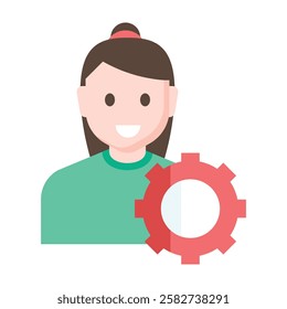 Stylized skill icon representing professional development, knowledge enhancement, and career growth.