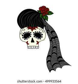 Stylized Skull For Day Of The Dead 2