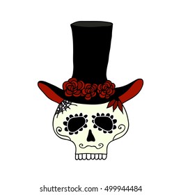 Stylized Skull For Day Of The Dead 3