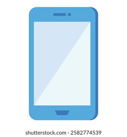 Stylized smartphone icon representing mobile blogging, social media management, and influencer marketing.