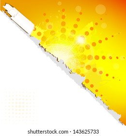 stylized solar abstraction