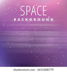  um fundo de espaço estilizado com pequenas estrelas finas e a inscrição "FUNDO DE ESPAÇO" no meio.
