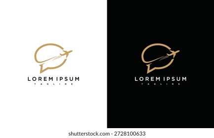 Ein stilisiertes Sprechblasensymbol mit einem Bleistift im Inneren, das Kommunikation und Kreativität symbolisiert, in Gold auf kontrastierenden Hintergründen präsentiert