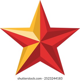 Stylized Star Vector illustration icon