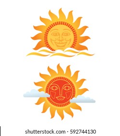 stylized sun