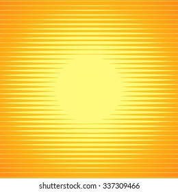 Stylized Sun Background. Abstract Halftone Lines Background. Vector Illustration.