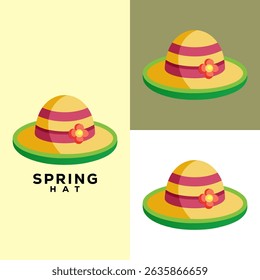 Colección de icono de sombrero de sol estilizado