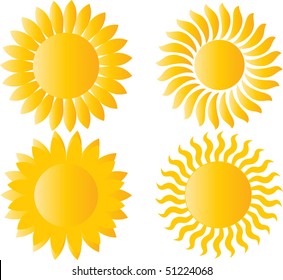 stylized suns
