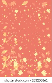 Stylized texture on the theme of autumn .
