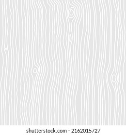 Stylized texture of wood grain surface, stripes pattern wood structure. Outline linear drawing, Vector seamless background