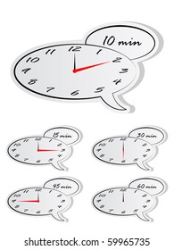 stylized timers