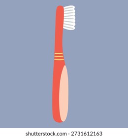 Stylized Toothbrush Hand Drawn Vector Illustration