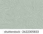 Stylized Topographic Contours in Lines on Green Background.Vector illustration