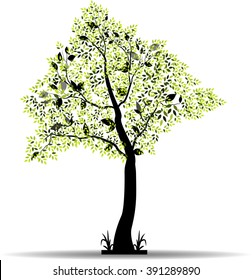 stylized tree