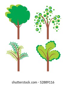 stylized tree