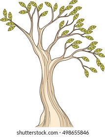 Stylized tree illustration