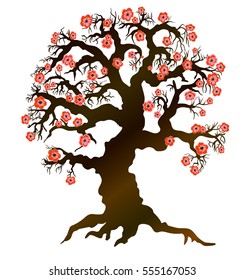 Stylized tree for your design