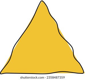 stylized triangle text box outline irregular triangle aesthetic text triangle triangle with border