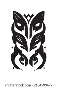 Tribal estilizada - Tinta para imprimir