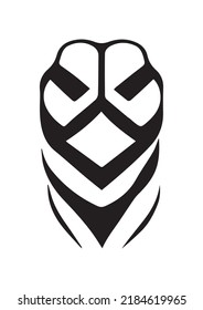 Tribal estilizada - Tinta para imprimir