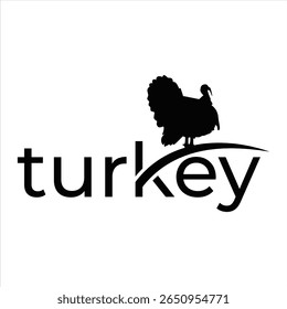 Logotipo estilizado turco que representa a natureza e a agricultura com o design e as letras do pássaro e da marca nominativa