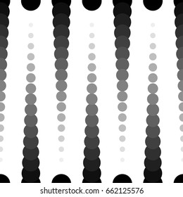 Stylized various gray icicles. Abstract geometric seamless pattern. Clipping mask used.